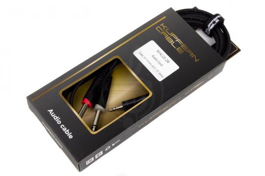 Y-кабель KUPFERN KFAC20 2M - Шнур аудио 2хJack 1/4 - mini Jack 1/8 стерео - фото 3