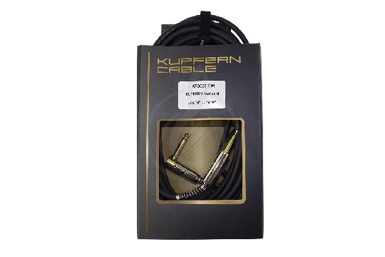 Гитарный кабель KUPFERN KFGC20 10M - Кабель инструментальный Jack 1/4 - Jack 1/4 угловые - фото 1