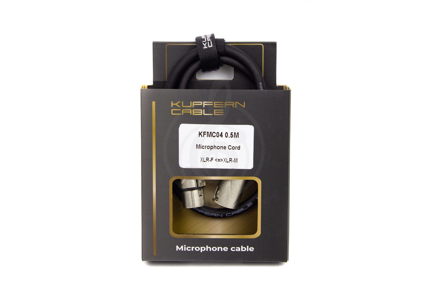 XLR-XLR микрофонный кабель KUPFERN KFMC04 0.5M - Шнур микрофонный XLR мама-XLR папа - фото 2