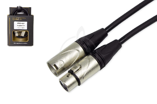 XLR-XLR микрофонный кабель KUPFERN KFMC04 0.5M - Шнур микрофонный XLR мама-XLR папа - фото 1