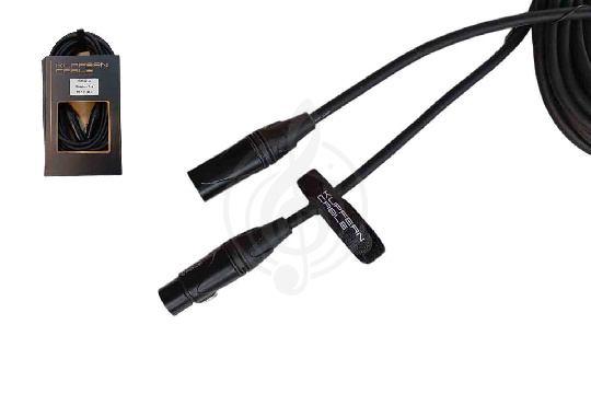 XLR-XLR микрофонный кабель KUPFERN KFMC04 10M - Шнур микрофонный XLR мама-XLR папа - фото 1