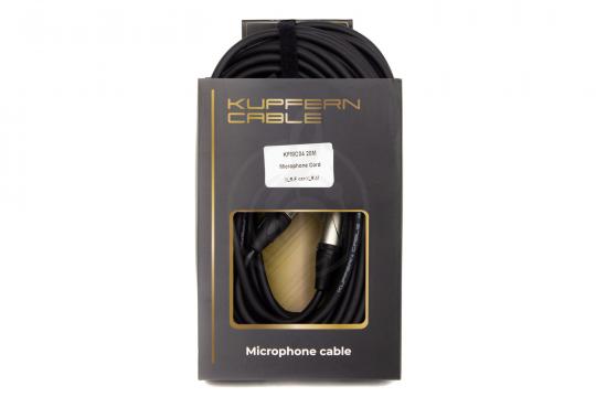 XLR-XLR микрофонный кабель KUPFERN KFMC04 20M - Шнур микрофонный XLR мама - XLR папа - фото 3