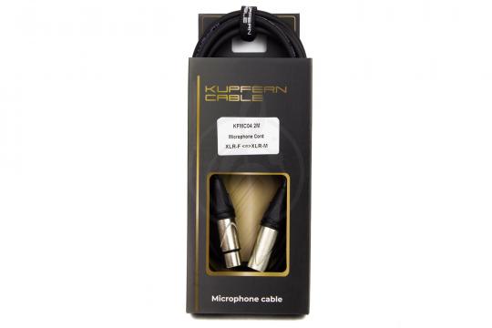 XLR-XLR микрофонный кабель KUPFERN KFMC04 2M - Шнур микрофонный XLR мама - XLR папа - фото 3