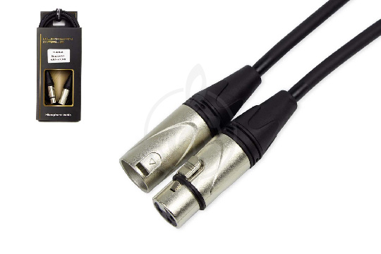 XLR-XLR микрофонный кабель KUPFERN KFMC04 2M - Шнур микрофонный XLR мама - XLR папа - фото 1