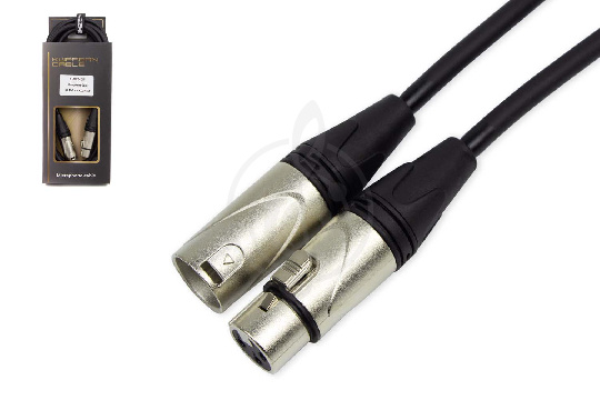 XLR-XLR микрофонный кабель KUPFERN KFMC04 3M - Шнур микрофонный XLR мама-XLR папа - фото 1