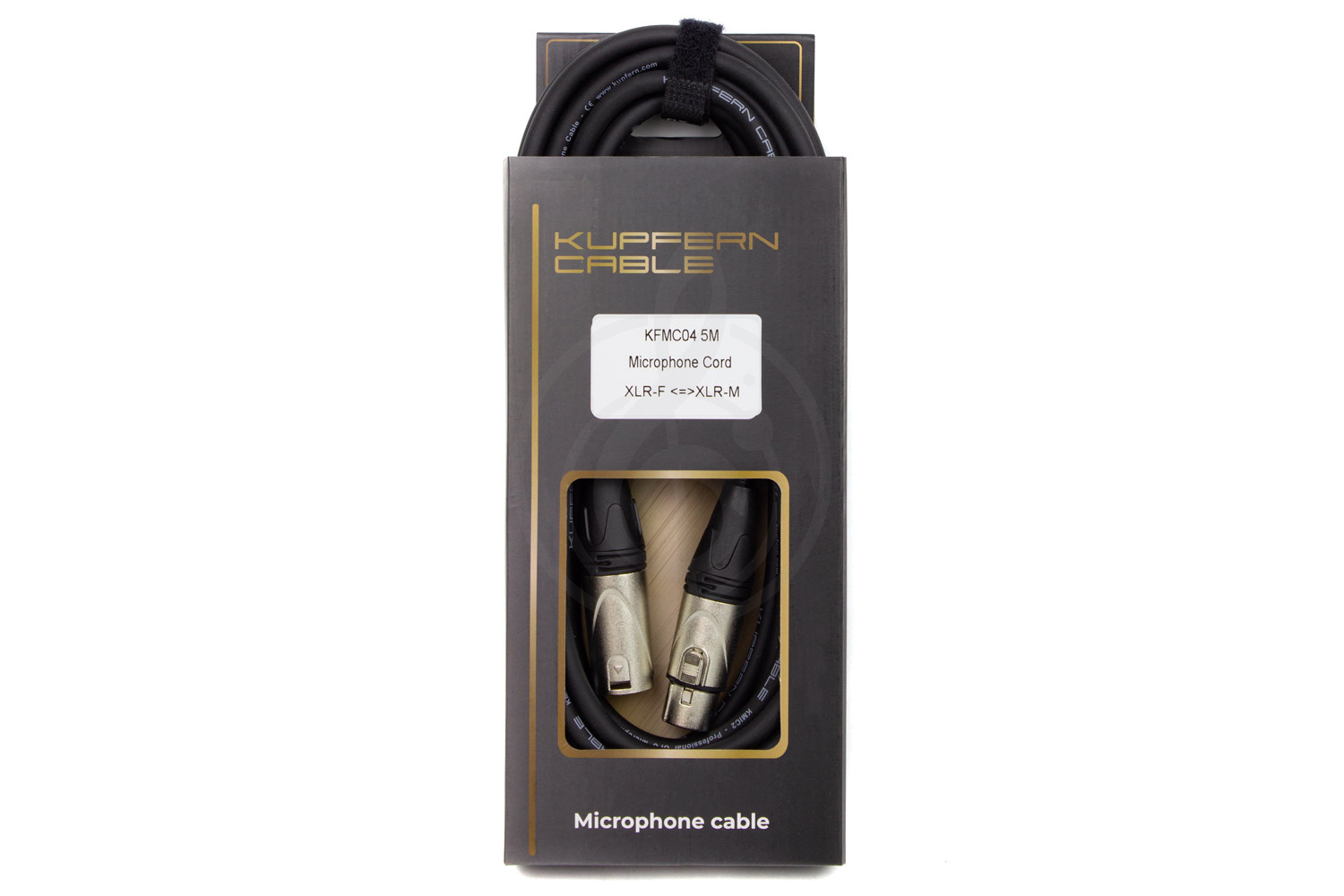 XLR-XLR микрофонный кабель KUPFERN KFMC04 5M - Шнур микрофонный XLR мама - XLR папа - фото 3
