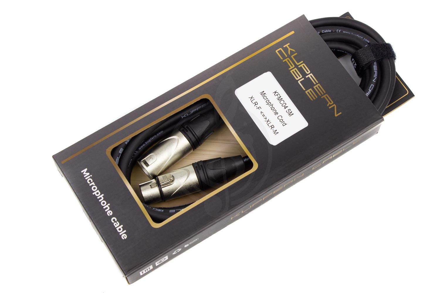 XLR-XLR микрофонный кабель KUPFERN KFMC04 5M - Шнур микрофонный XLR мама - XLR папа - фото 4