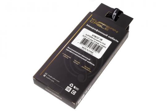 XLR-Jack микрофонный кабель KUPFERN KFMC07 3M - Шнур микрофонный XLR-F - Jack 1/4 stereo male - фото 4