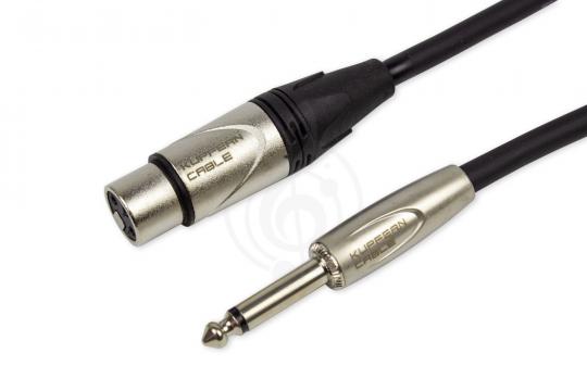 XLR-Jack микрофонный кабель KUPFERN KFMC08 3M - Шнур микрофонный XLR мама -  Jack 1/4 mono папа - фото 5