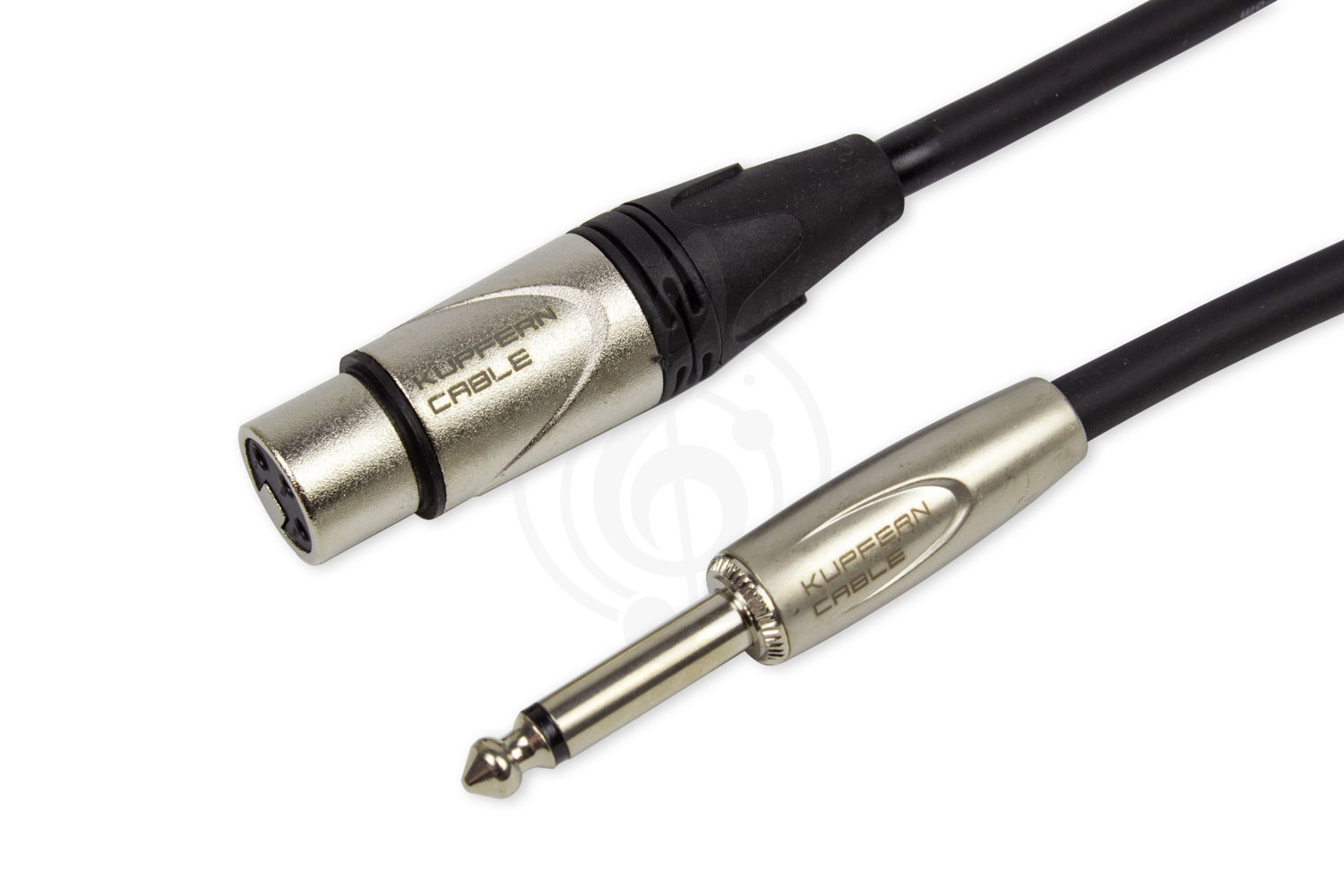XLR-Jack микрофонный кабель KUPFERN KFMC08 3M - Шнур микрофонный XLR мама -  Jack 1/4 mono папа - фото 5