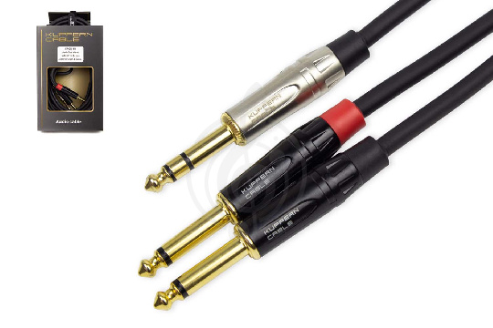 Y-кабель KUPFERN KFYC10 6M - Шнур аудио stereo Jack 1/4 - 2 х mono Jack 1/4 - фото 1