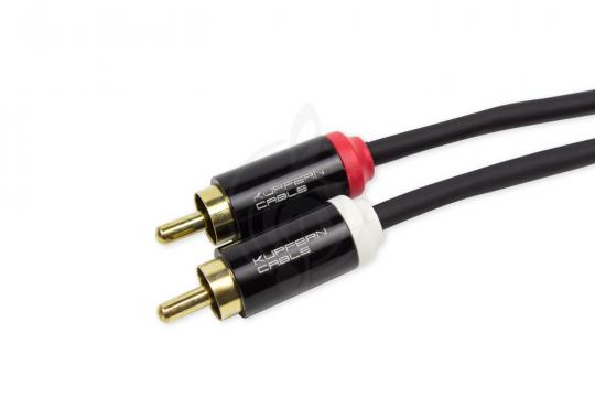 Y-кабель KUPFERN KFYC18 1M - Шнур аудио  2xRCA папа - mini Jack 1/8 стерео - фото 5